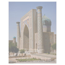 Sher-Dor Madrasah: Aiwan Letterhead Template