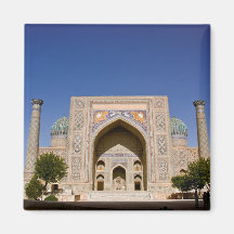 Sher-Dor Madrasah: Facade Fridge Magnets
