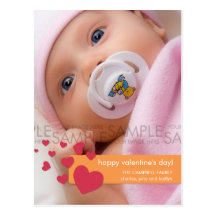 Sherbet Hearts Confetti :: Photo Postcard