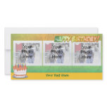 Sherbet Rainbow Happy Birthdy Photo Cards photo cards