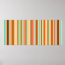 Sherbet Stripes Designer Print