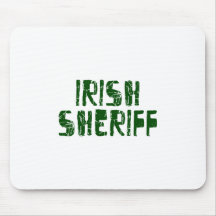 Shérif irlandais tapis de souris