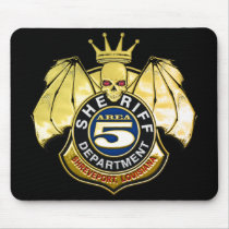 Sheriff Area 5 Badge Mouse Pads