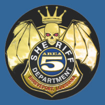 Sheriff Area 5 Badge stickers