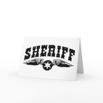 Sheriff Greeting Card