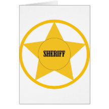 Sheriff Greeting Cards