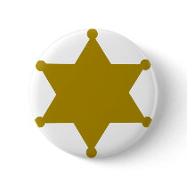 Sheriff star pinback button