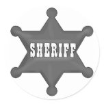 Sheriff Sticker for kids
