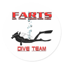 Sheriff's Dept. Collection by FishTs.com Round Sticker