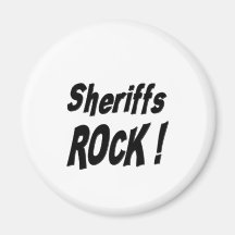 Sheriffs Rock! Magnet