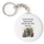 sherlock holmes key chain