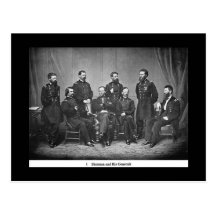 Sherman and his Generals Postcard