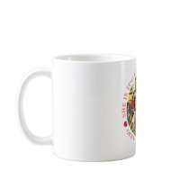 SHE'S TOO BLONDE & TOO THIN - OFF WITH HER HEAD! COFFEE MUG