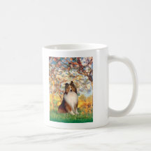 Shetland Sheepdog 1 - Spring Coffee Mug