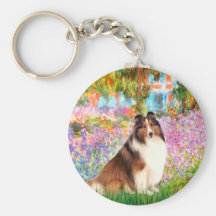Shetland Sheepdog 7 - Garden Key Chain