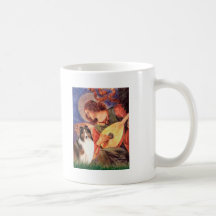 Shetland Sheepdog 7 - Mandolin Angel Mug