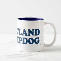 SHETLAND SHEEPDOG_Blue Coffee Mugs