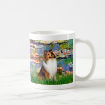 Shetland Sheepdog (Bz) - Lilies 2 Coffee Mugs