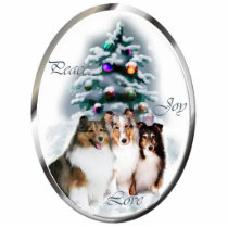 Shetland Sheepdog Christmas Gifts Ornament