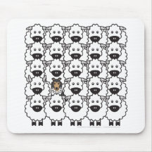 Shetland Sheepdog in the Sheep Mousepad