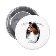 Shetland Sheepdog (sable) Mom 2 Pin