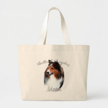 Shetland Sheepdog (sable) Mom 2 Tote Bags