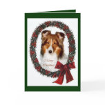 Shetland Sheepdog Sheltie Christmas Gifts Greeting Cards