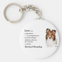 Shetland Sheepdog Sheltie Gifts Keychains