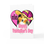 Shetland Sheepdog Sheltie Valentines Cards