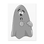 Shh Cartoon Ghost Cute Secret  Halloween