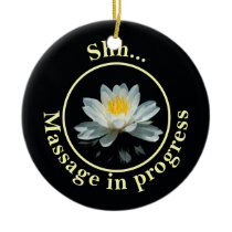 Shh... Massage in progress Door Sign