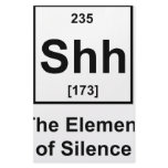Shh! The Element of Silence stationery