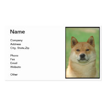Shiba Inu Business Card