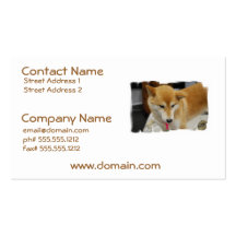 Shiba Inu Dog Business Cards