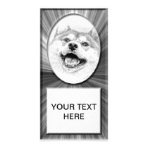 SHIBA INU PICTURE CARD