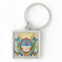 Shield of the Confederation of Argentina keychains
