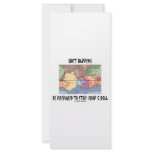 Shift Happens Be Prepared To Stop, Drop & Roll rack cards