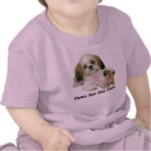 Shih Tzu Breast Cancer Toddler Unisex Shirt