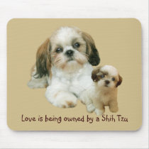 Shih Tzu Buddies Mousepad mousepads