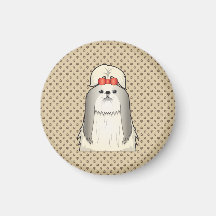 Shih Tzu Cartoon Refrigerator Magnets