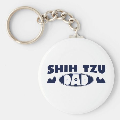 Shih Tzu Dad Key Chains
