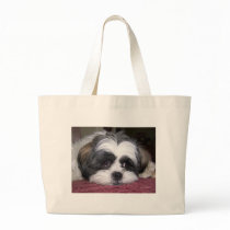 Shih Tzu Dog Tote Bags