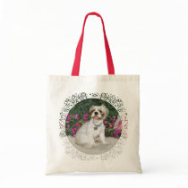 Shih Tzu in a Garden Setting Bag