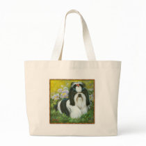 Shih Tzu in the Garden Tote Bag