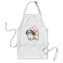 Shih Tzu Love (puppy cut) Aprons