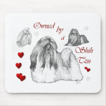 Shih Tzu Lovers Gifts Mouse Mat