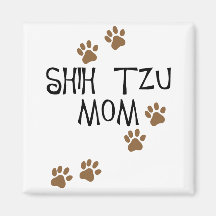 Shih Tzu Mom Fridge Magnets