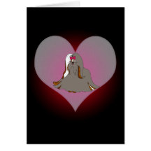 Shih Tzu Sondra My Heart Card