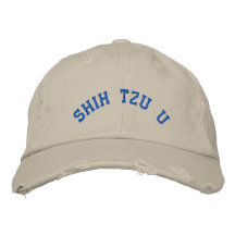 Shih Tzu U Embroidered Hat