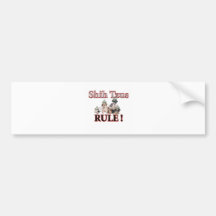 Shih Tzus Rule! Bumper Sticker